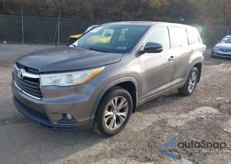 2014 Toyota Highlander Le Plus V6 из США, поврежденный, VIN 5TDBKRFHXES056097